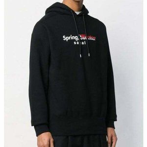 Sacai SS2019 (1/S-M) Spring Winter Hoodie - Black